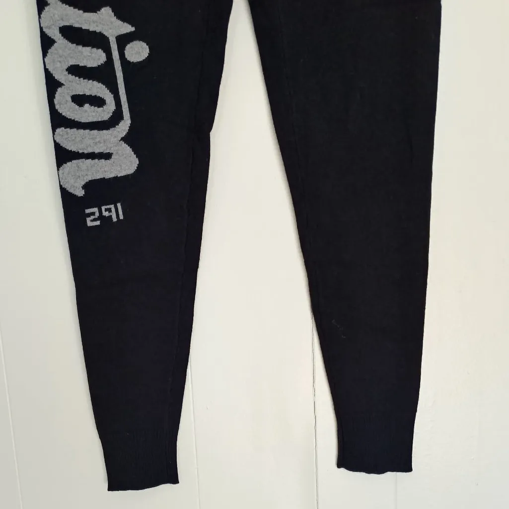 NWT 291 VENICE California Cashmere Joggers “Vibration” Black Size 2 - Image 3