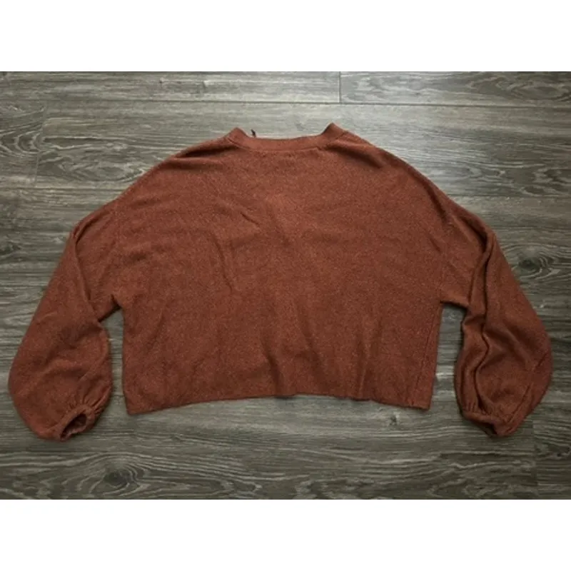 American Eagle Cardigan Rust size Medium Brown - Image 6