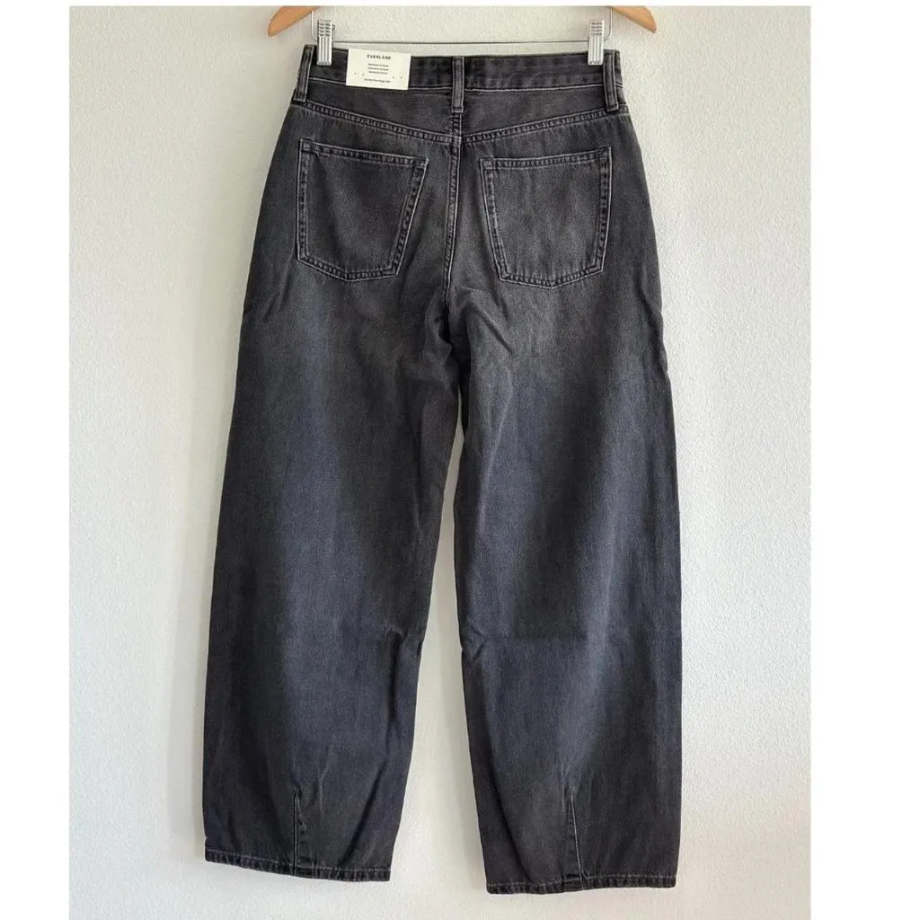 Everlane Loose Curve Jean in Carbon Midnight, Size 26 - Image 9