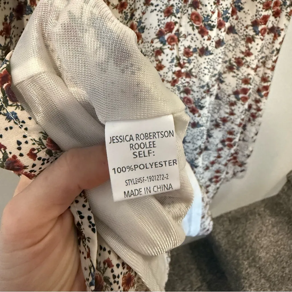 Jessica Robertson by Roolee Floral Shirt Dress - Image 9