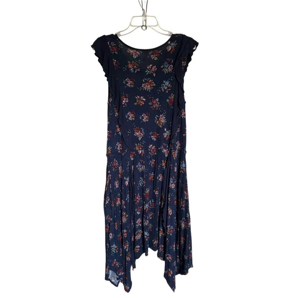 Matilda Jane Large Navy Fairy Floral Woodland Sprite Choose‎ Your Own Path Dress - Image 4