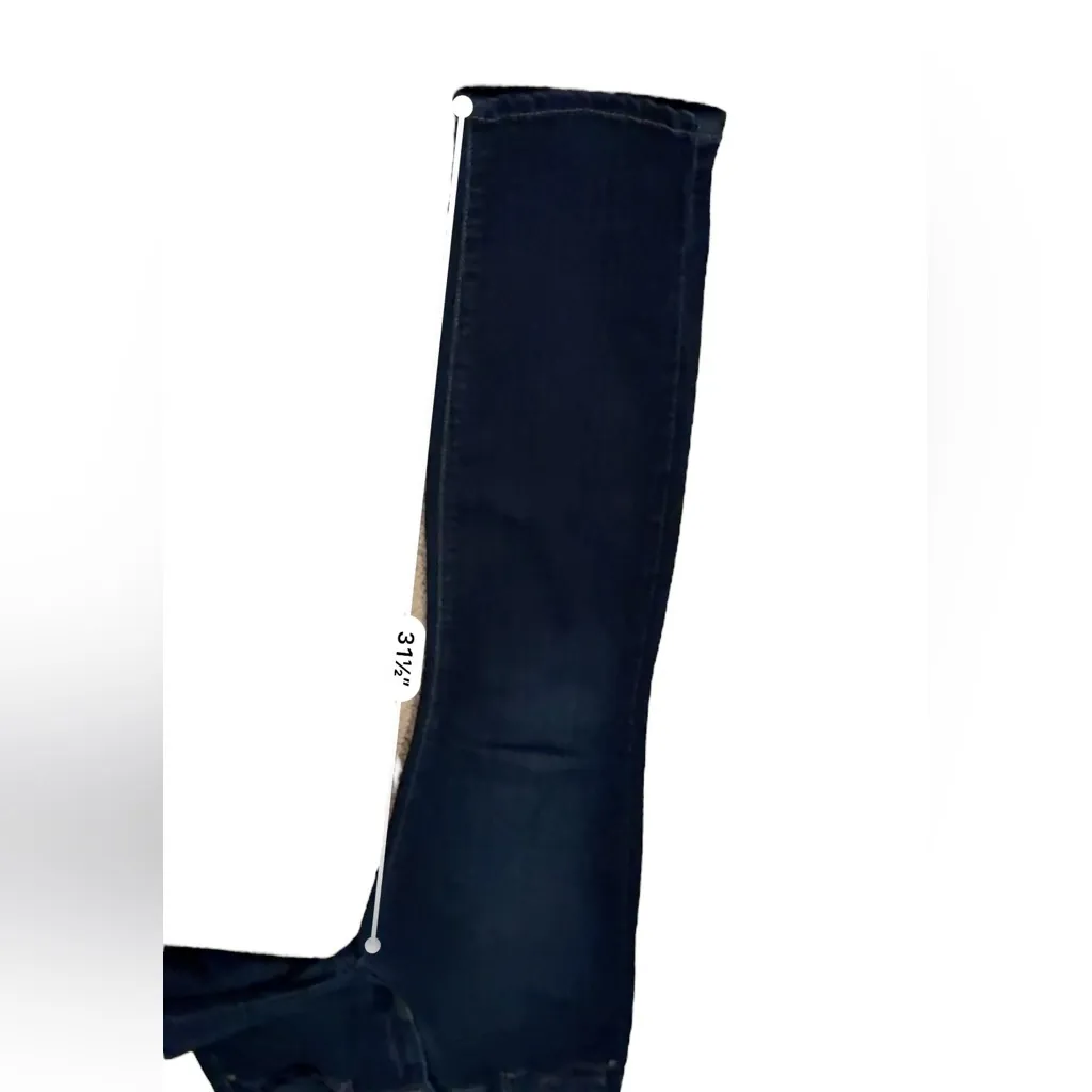 Paige Hoxton Ultra‎ Skinny Mona Dark Wash High Rise Jeans Sz 32 | 31.5" inseam - Image 12