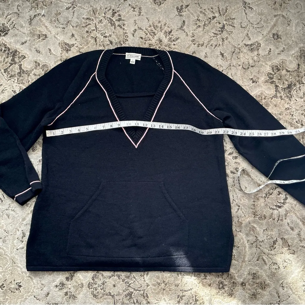 ST.JOHN sweater 🖤🩷 - Image 9