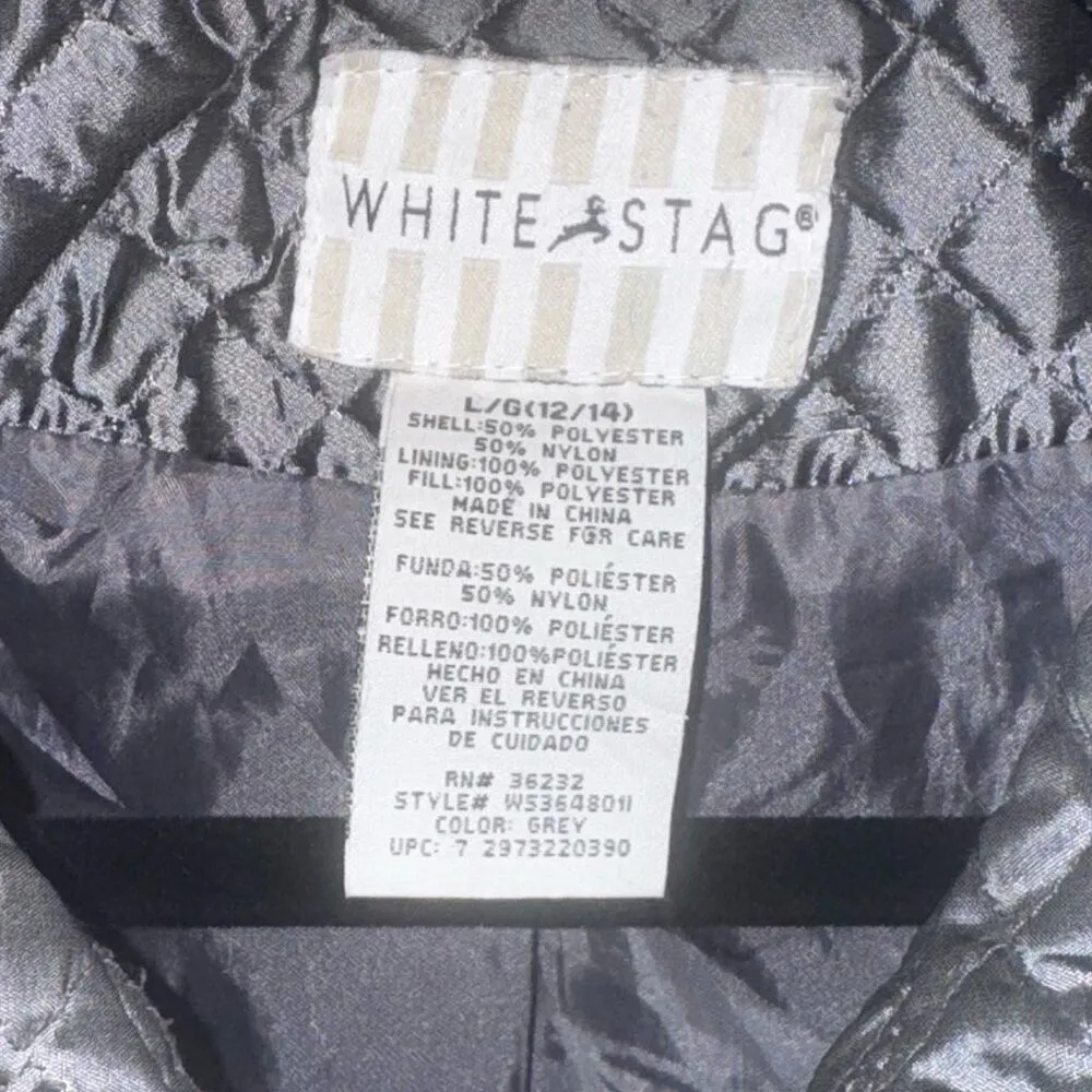 WHITE STAG Jacket Coat Silver women's - Image 4