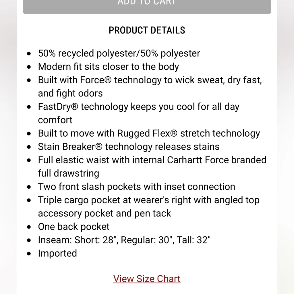 Carhartt C55013 - Unisex Force Modern Cargo Fit Elastic Waist Pant 2X blue Scrub - Image 11