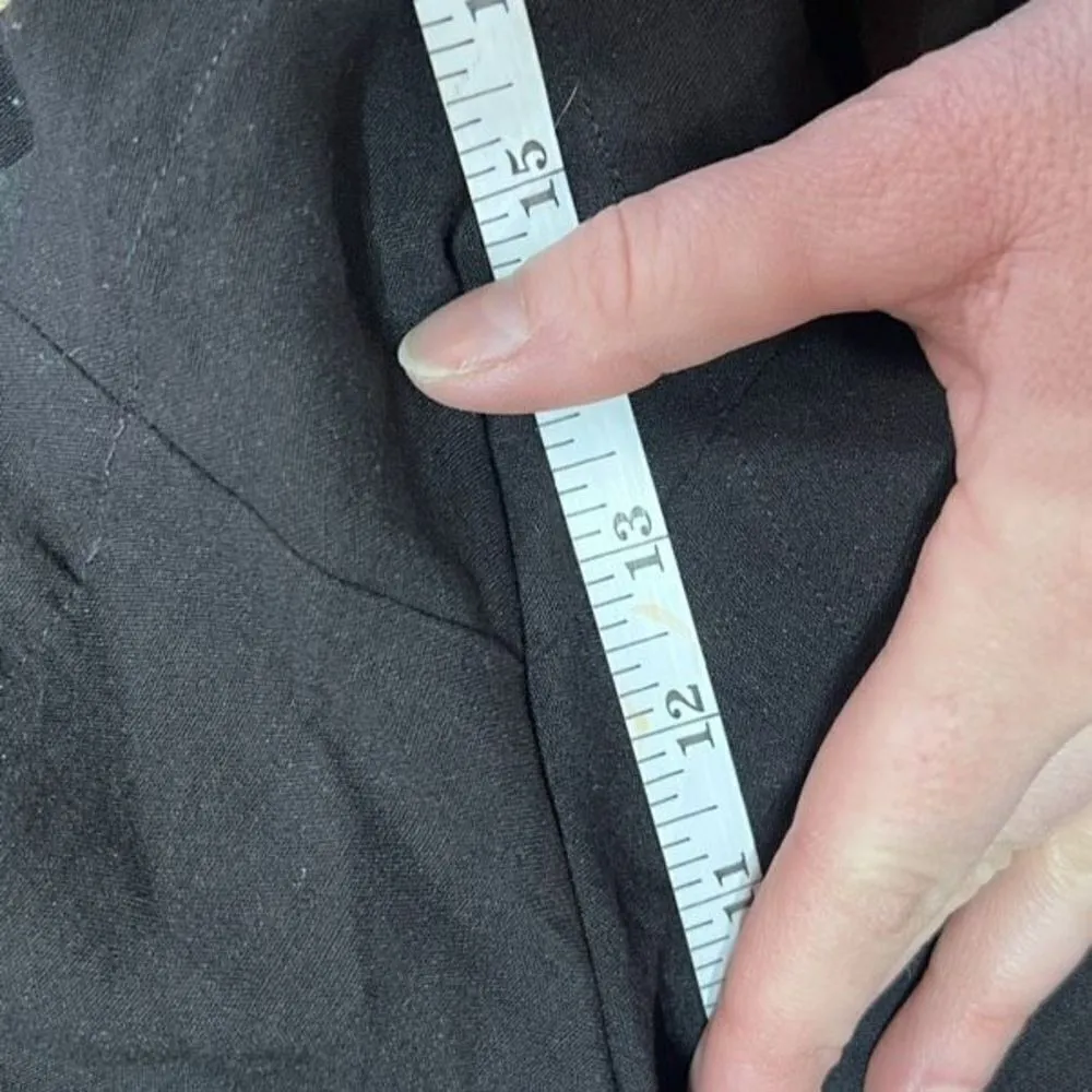 Ann Taylor Factory Women High Waist Shorts Pleated Casual Summer Black Size 0 XS - Image 8