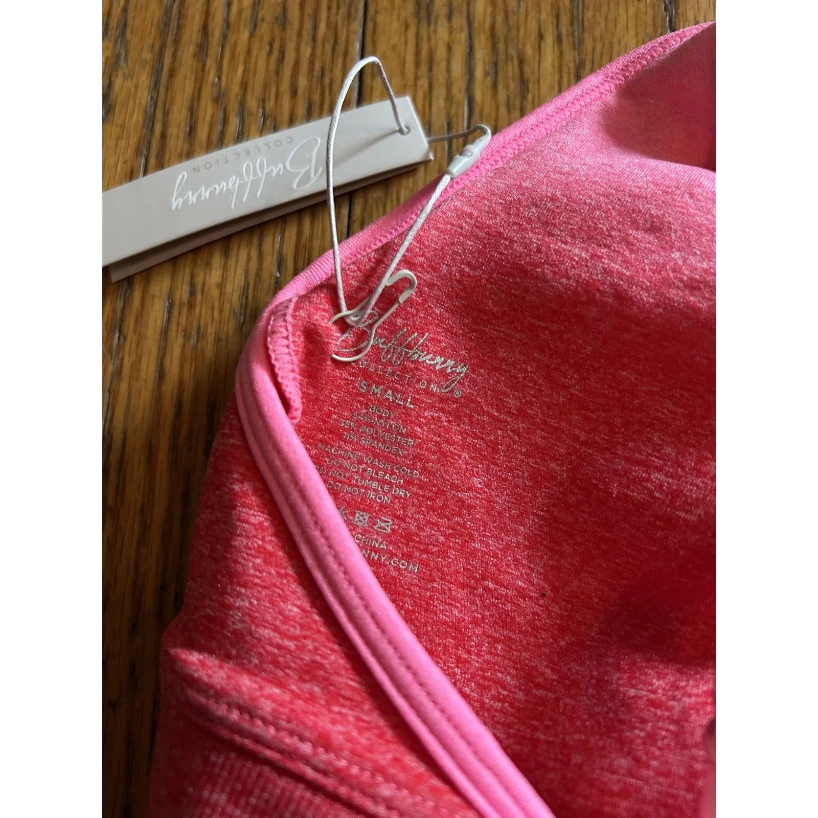 Buffbunny Collection Sports Bra Womens Small Pink Racerback Padded Activewear - Image 4