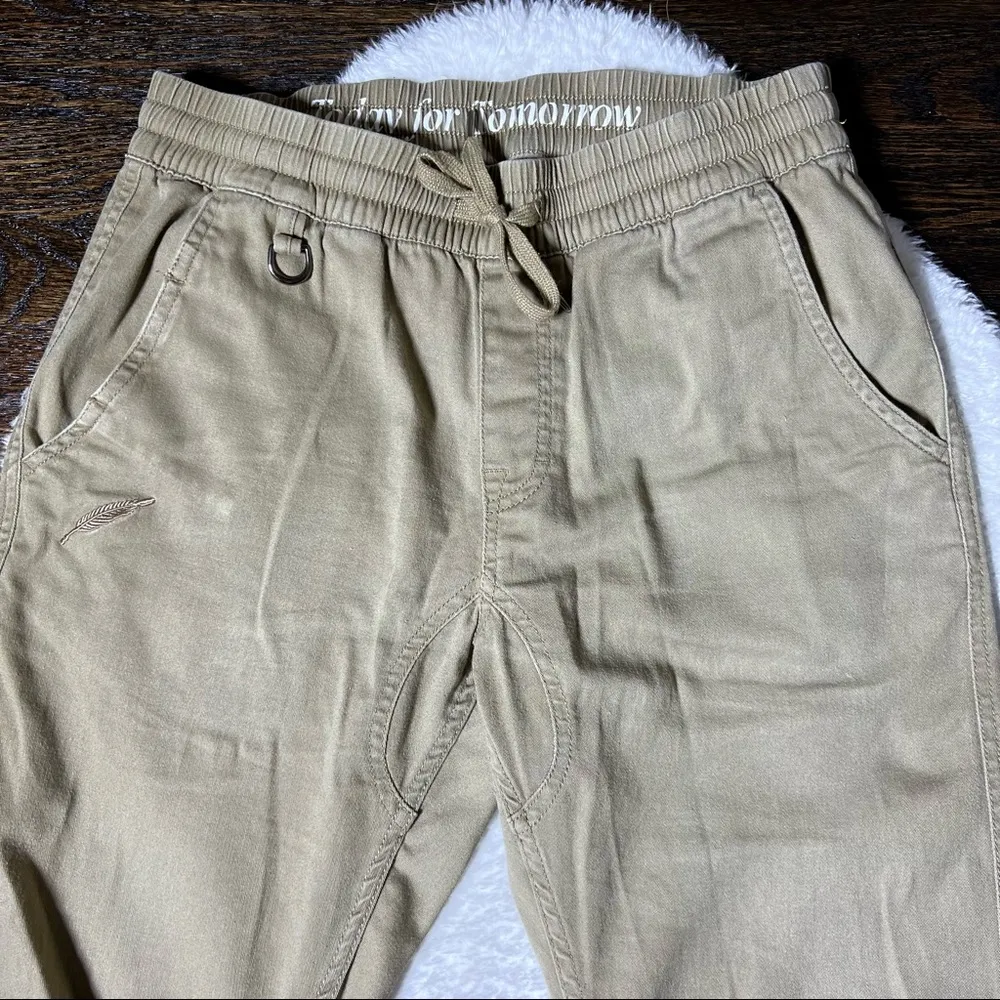 Publish Khaki Cutoff Ankle Pants Size 32 - Image 4