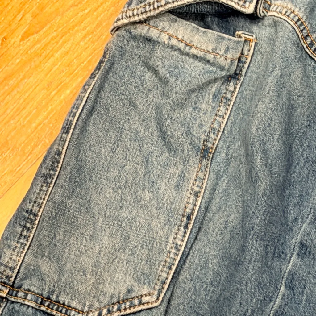 Free People all‎ star button fly utility Jean cargos small - Image 6