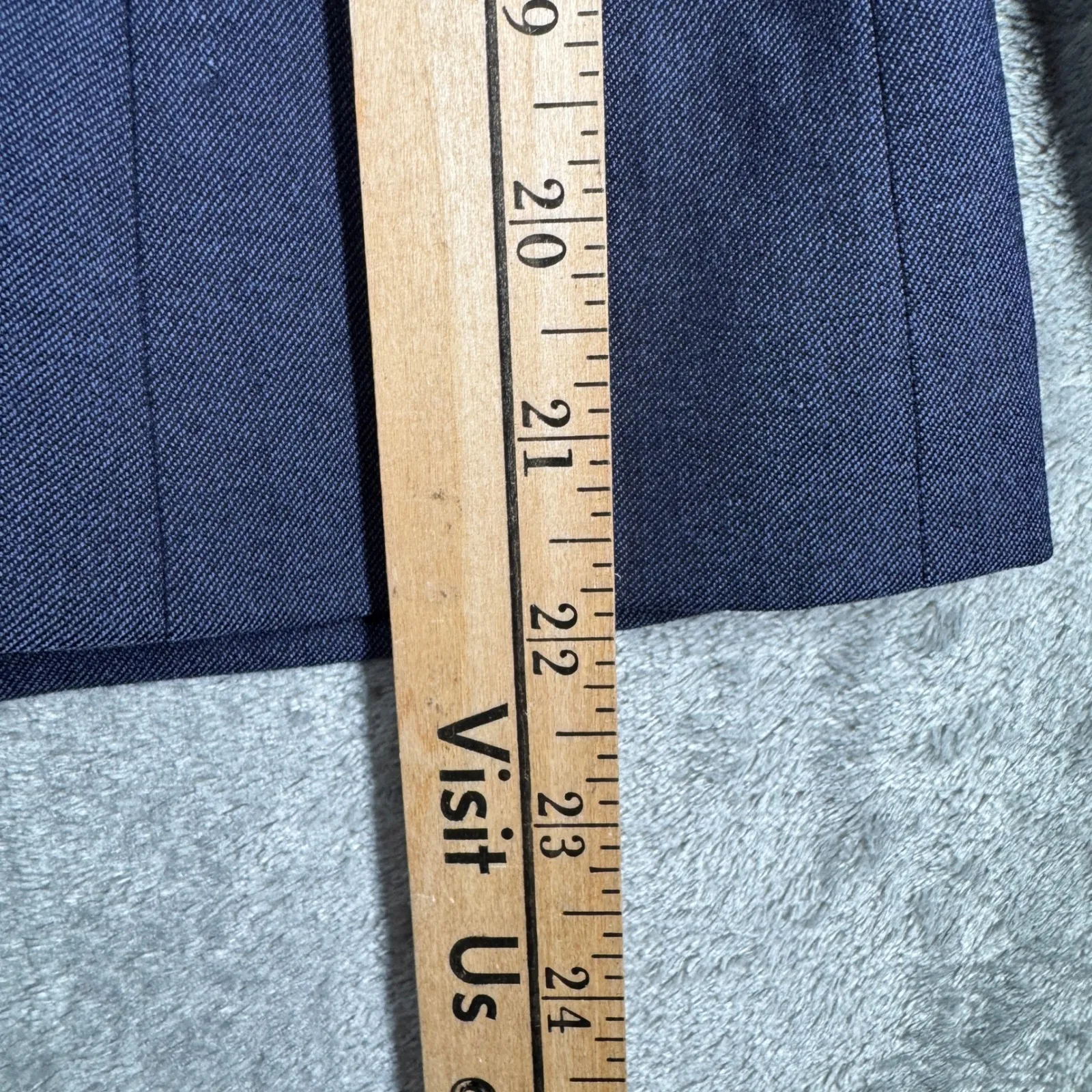 Banana Republic Classic Blazer Womens 4 Navy Wool Blend Workwear Career Office‎ - Image 8