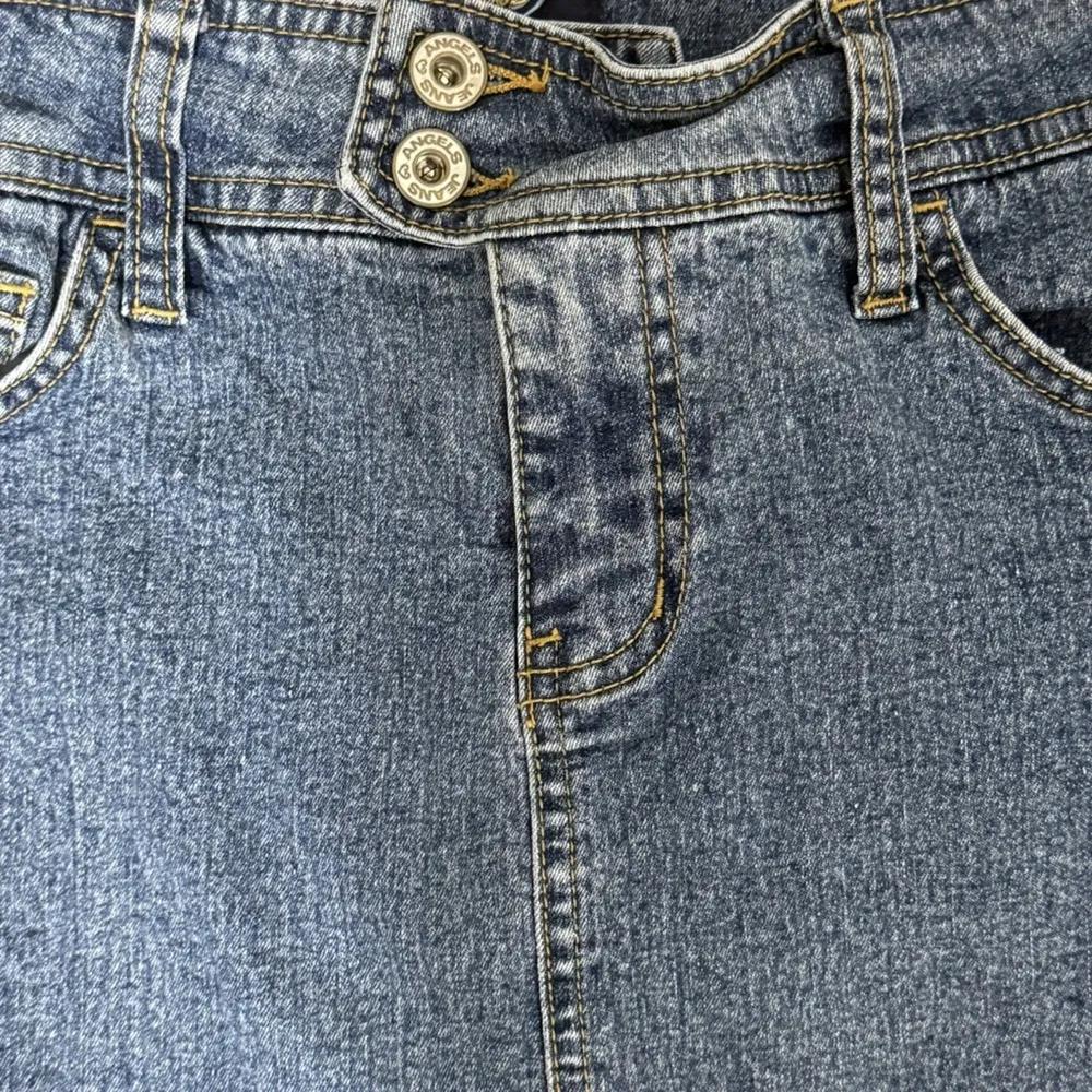 Angels Ladies Junior Denim Skirt Blue Cotton Stretch - Image 4