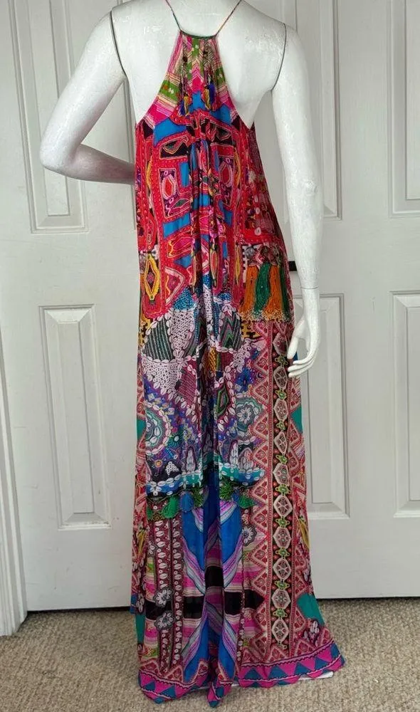 Camilla  SHELL PRINT DRESS WITH SIDE SPLITS - SIZE 2 - Image 16