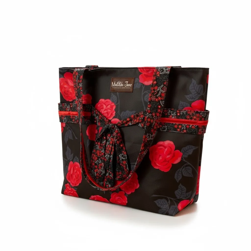 Matilda Jane  Heart Strings Tote Bag, Pink/Brown - Image 2