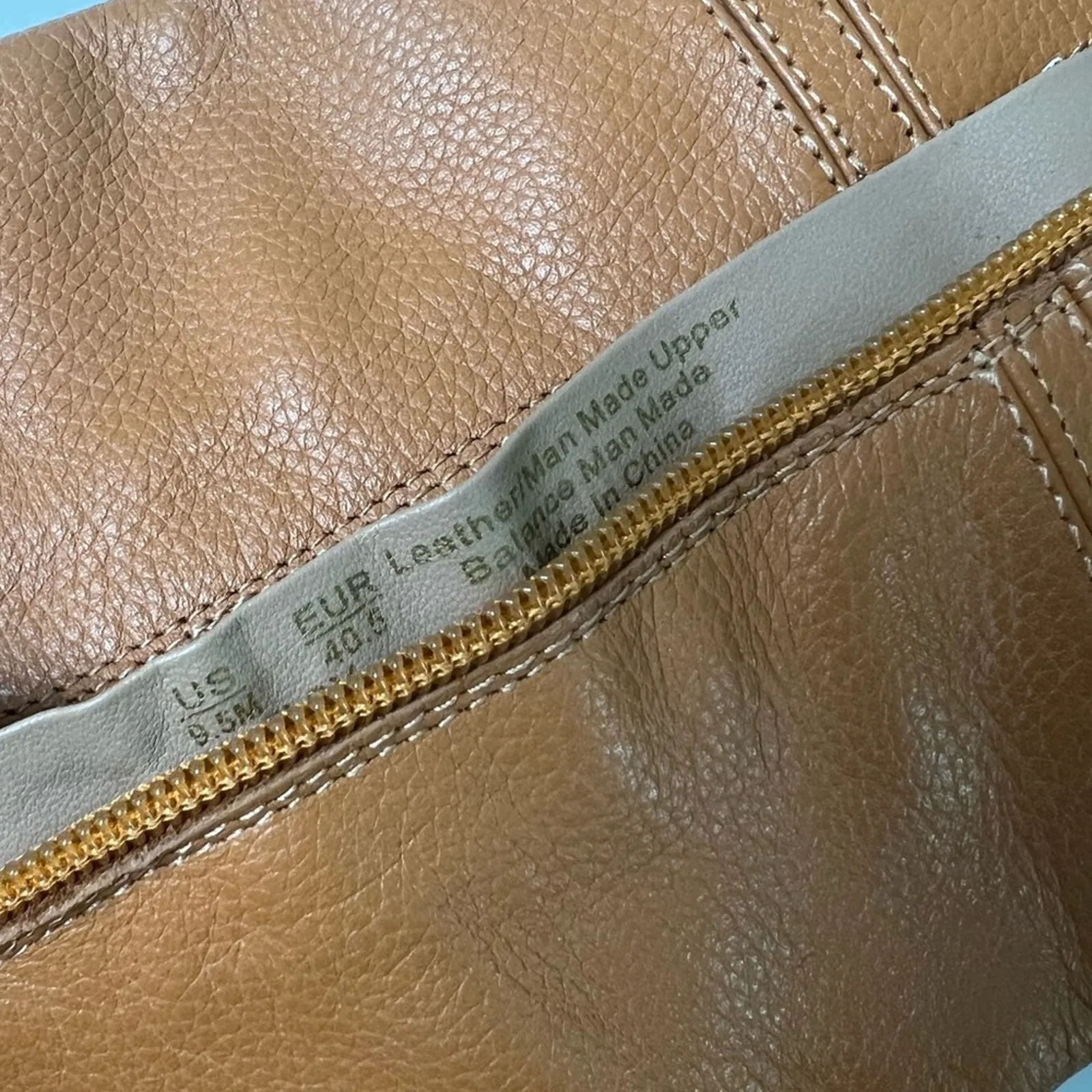 Sam Edelman Brown Almond Toe Elsy Zip Up Tall Block Heel Boot in Caramel 9.5 - Image 13