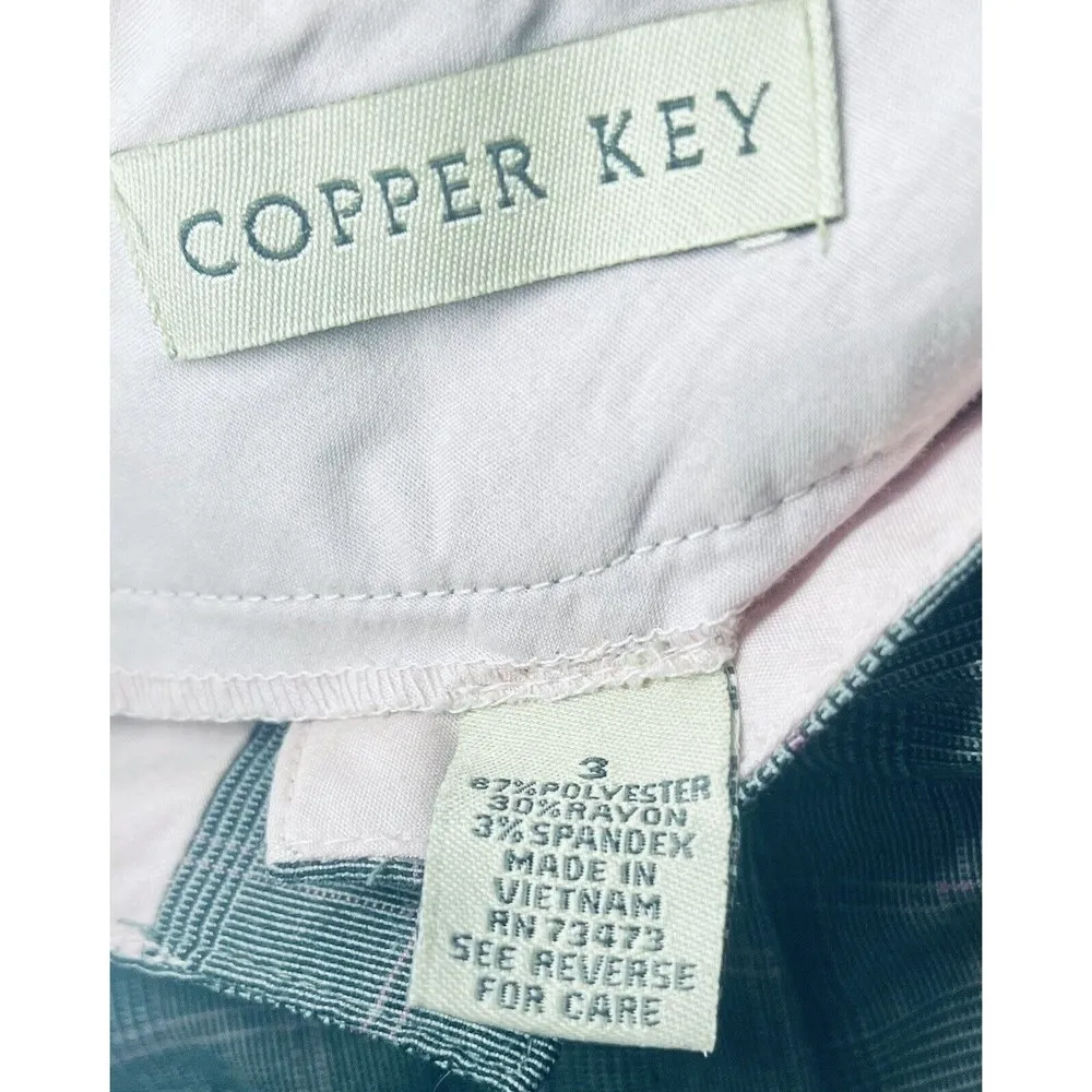 Vintage Copper Key Gray Low Rise Pocket Stretch Trousers Dress Pants Size Jr 7 - Image 6