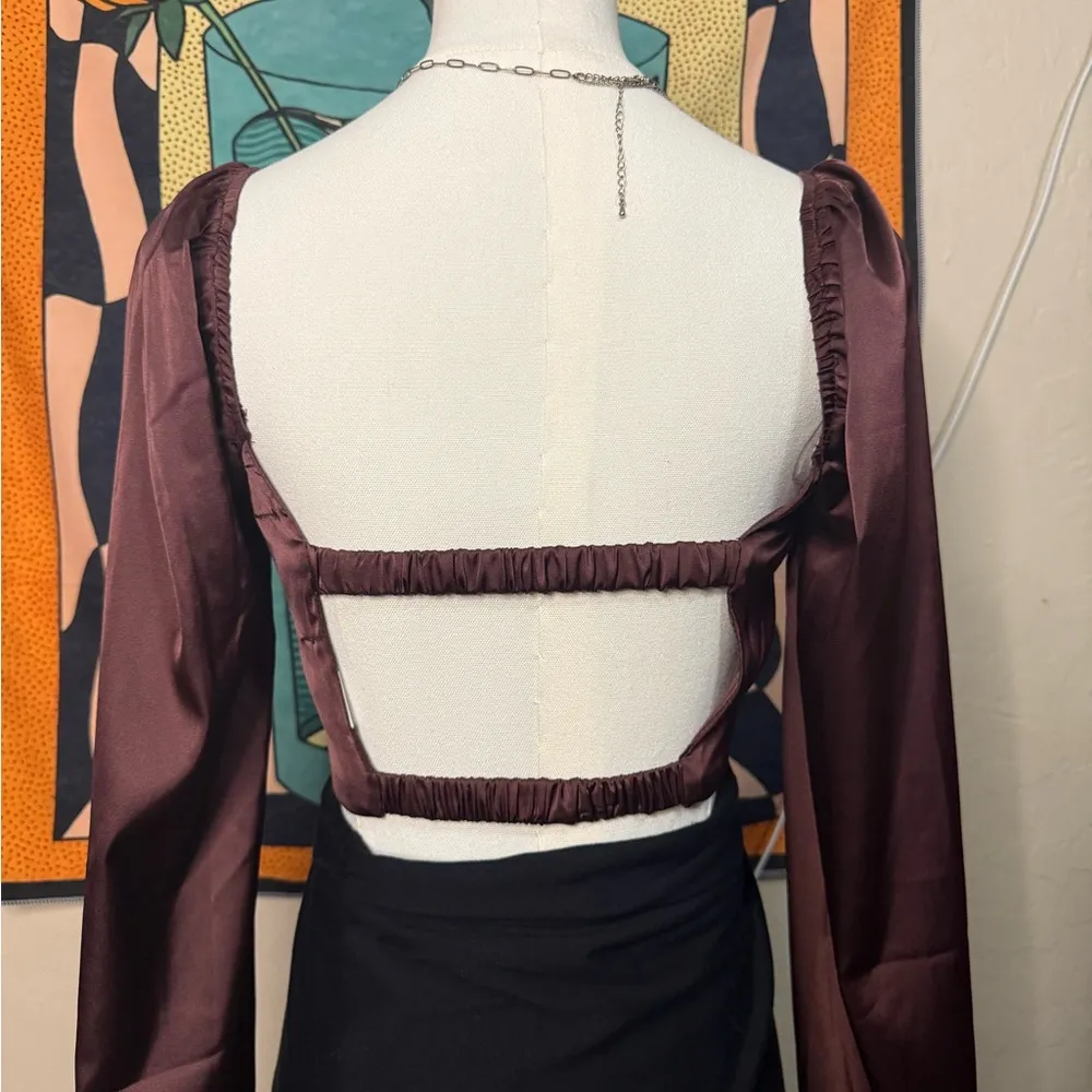 Stella - Elegant Brown Top - Image 4