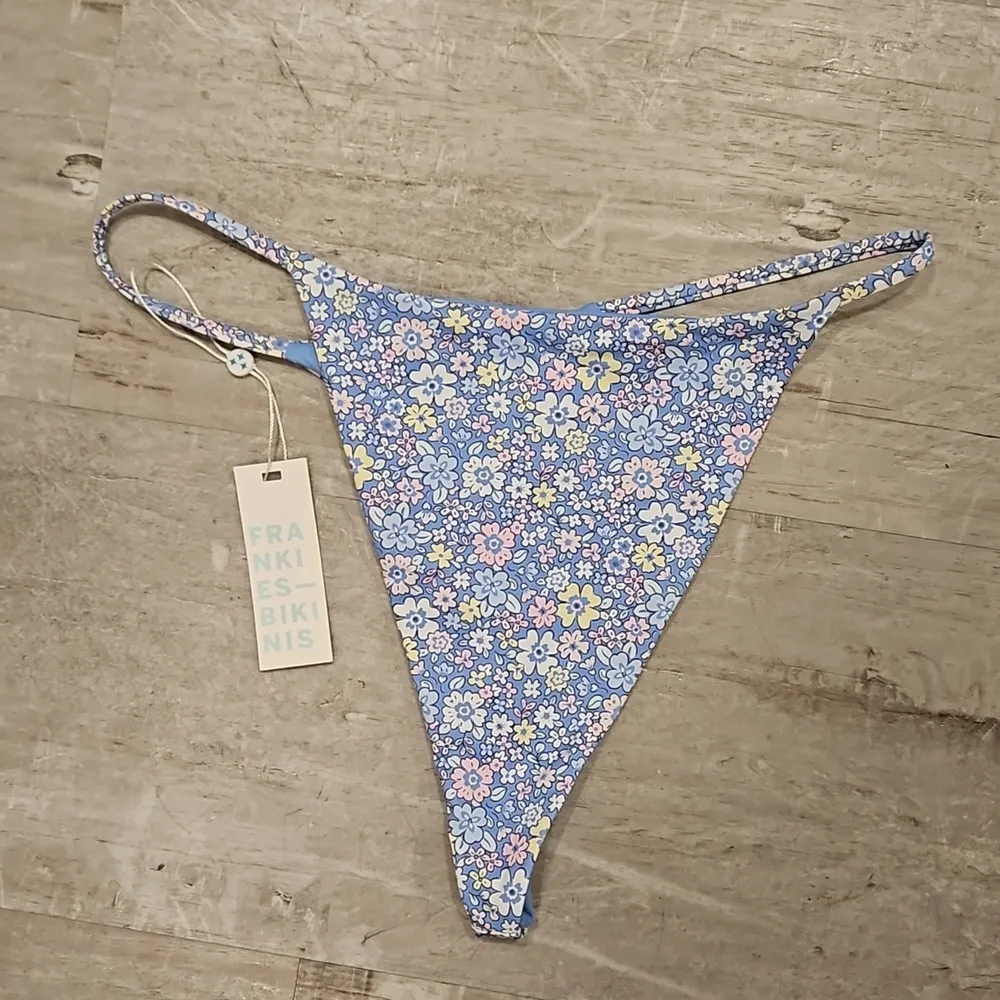 💕FRANKIES BIKINIS💕 Jagger Thong Bikini Bottom Springtime Print ~ Large L NWT - Image 7