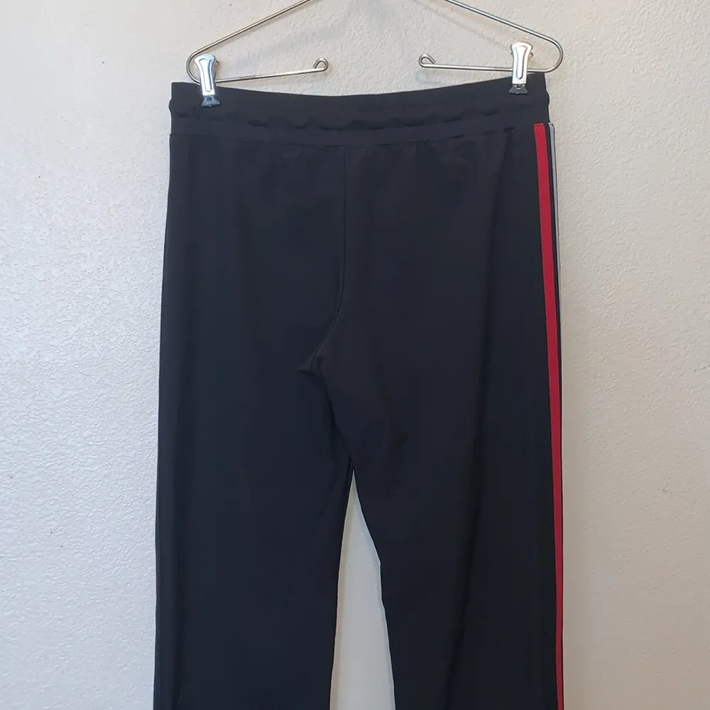 Jordan  black side button basketball stretchy athletic pants - Image 7