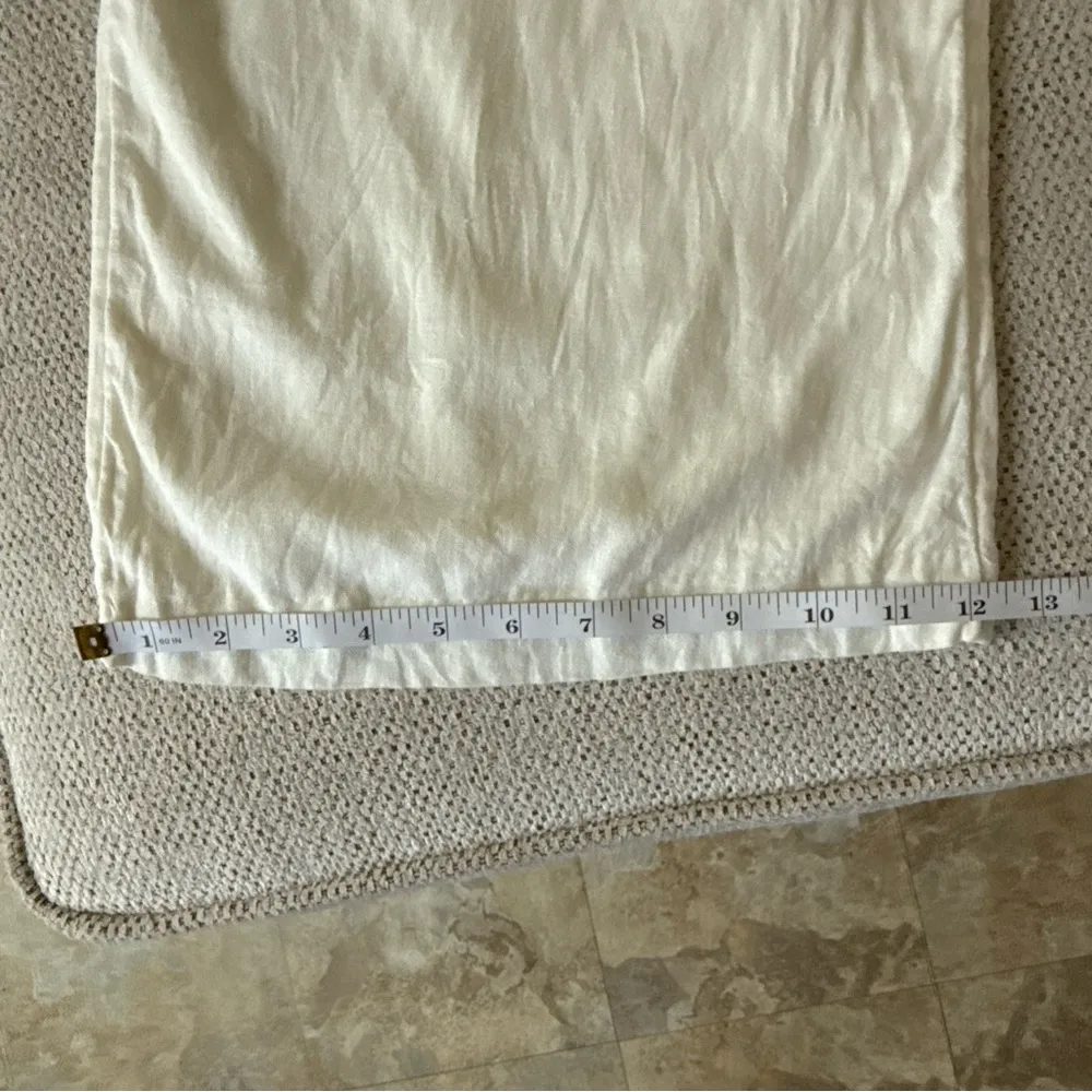 Loft Womens Ivory/Cream Sleeveless Belted Jumpsuit Size 10 NWT $89.99 - Image 12