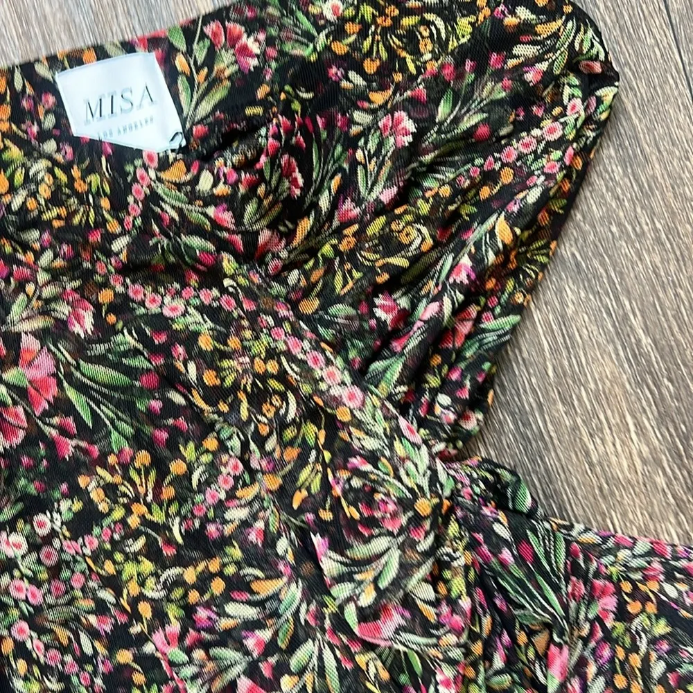 Misa Floral Knotted Skirt - Image 2