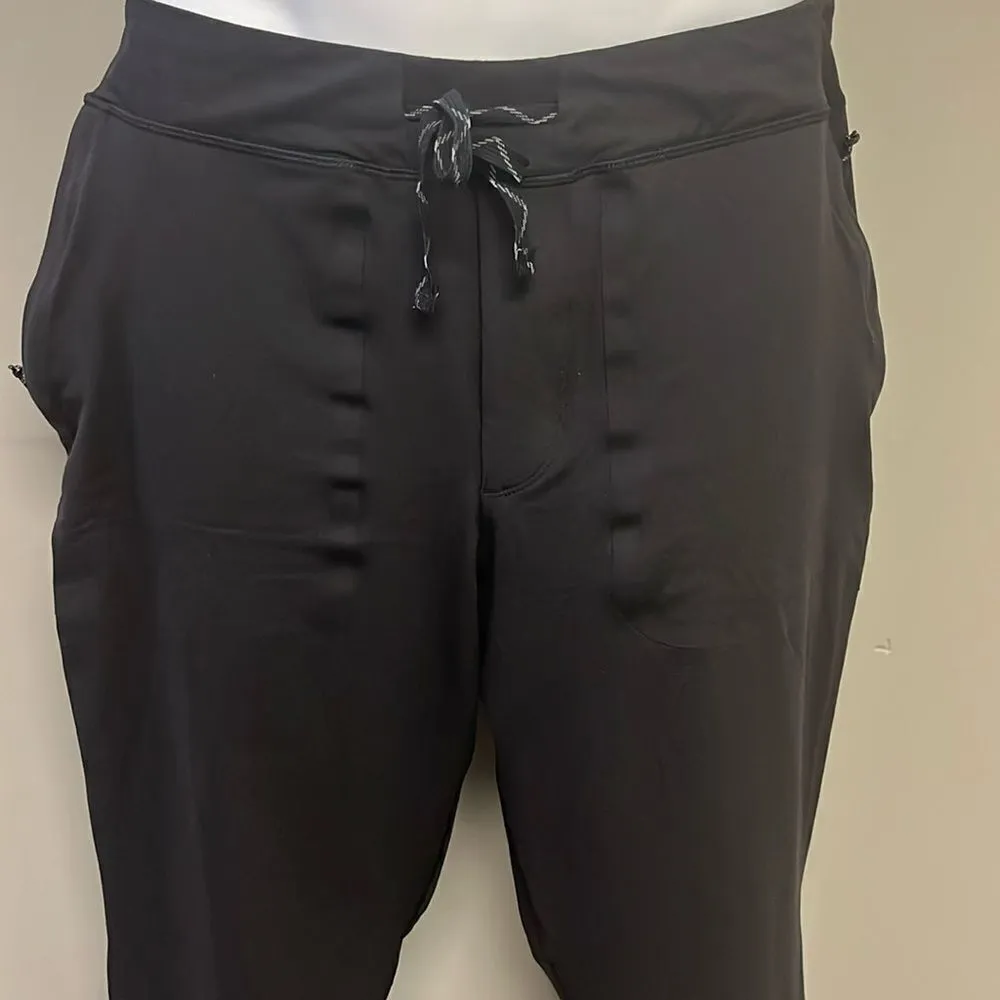 Patagonia Black Pull-On Elastic Waist Joggers with Drawstrings and Pockets- Med - Image 5