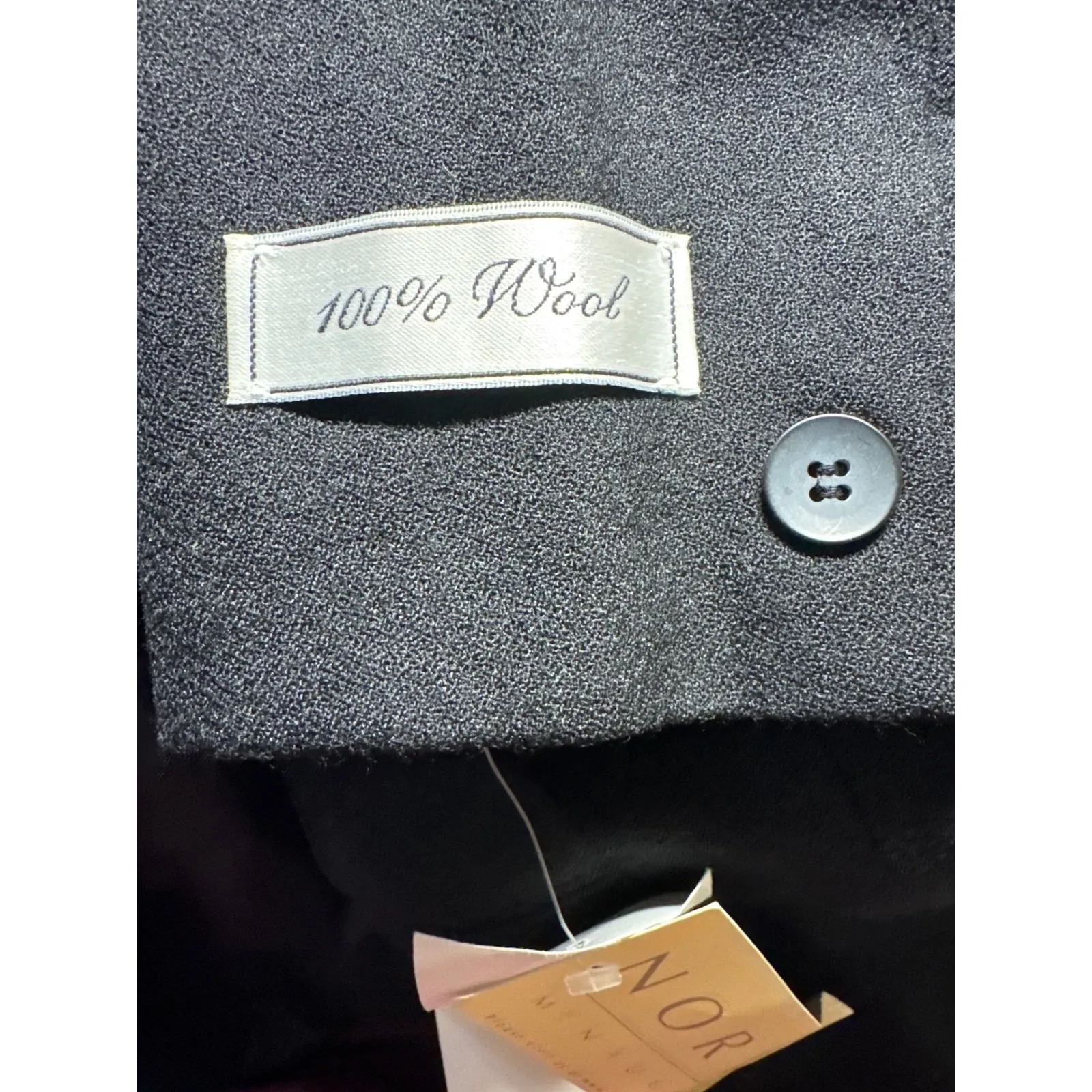 Norton McNaughton Wool Blazer Career Office Coat Jacket Black Size 12 - Image 4