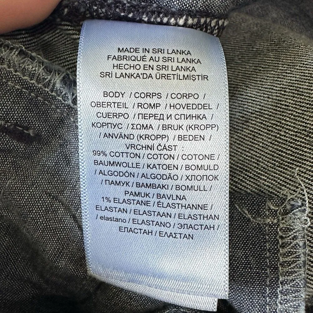 Lauren Ralph Lauren Womens Size‎ 2 Wide Leg Flare Denim Trouser Jeans Dark Wash - Image 6