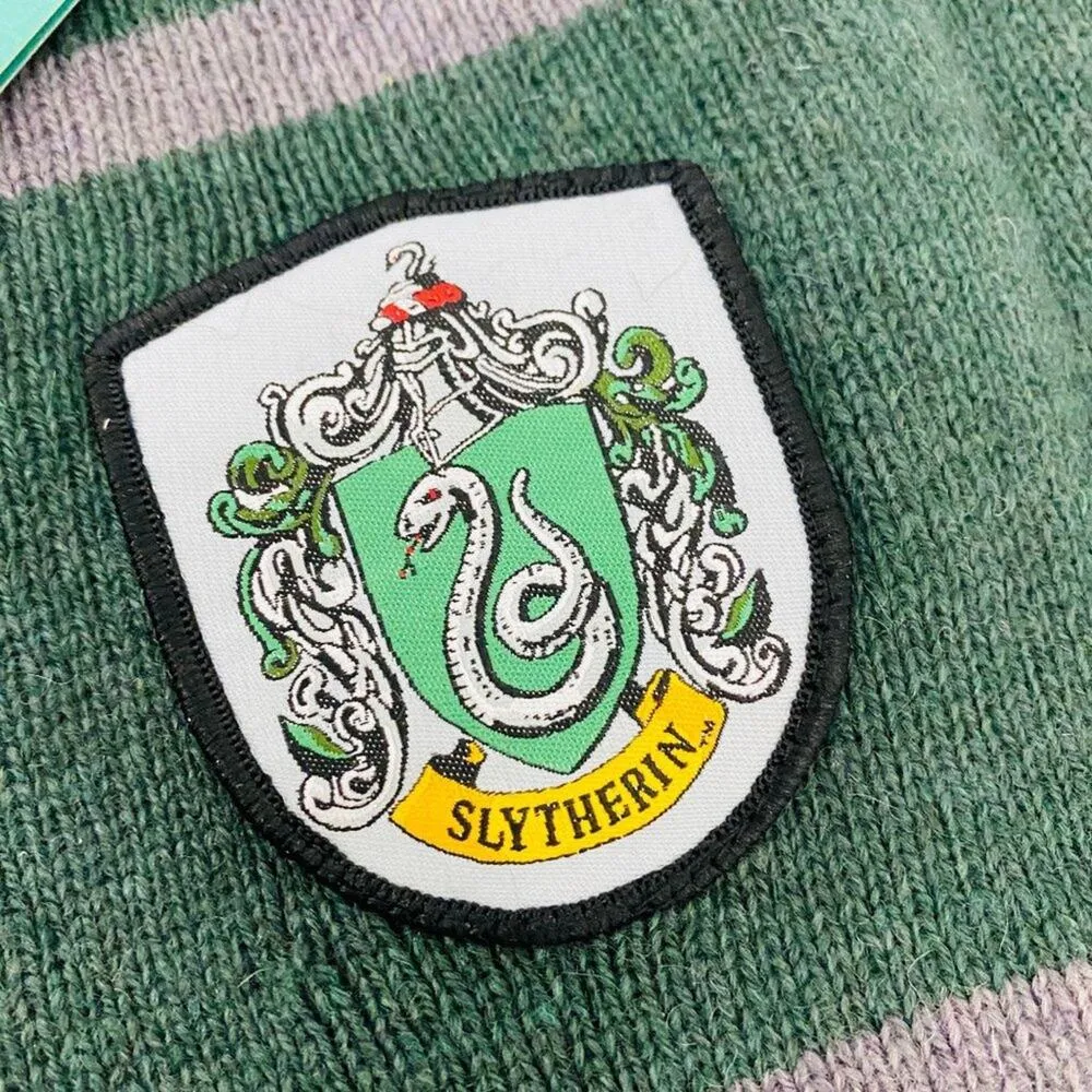 elope Harry Potter Slytherin Hogwarts House Green Grey Lamb Wool House Deluxe Sc - Image 2