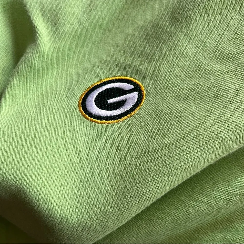 Greg Norman Green Packers Pullover Top Size M - Image 8