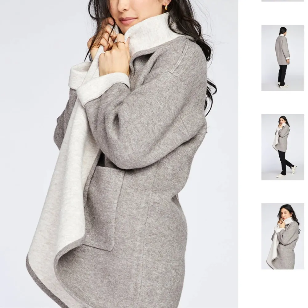 Gentle Fawn Ramona Shawl Collar Cardigan in Heather Rock XS - Image 6