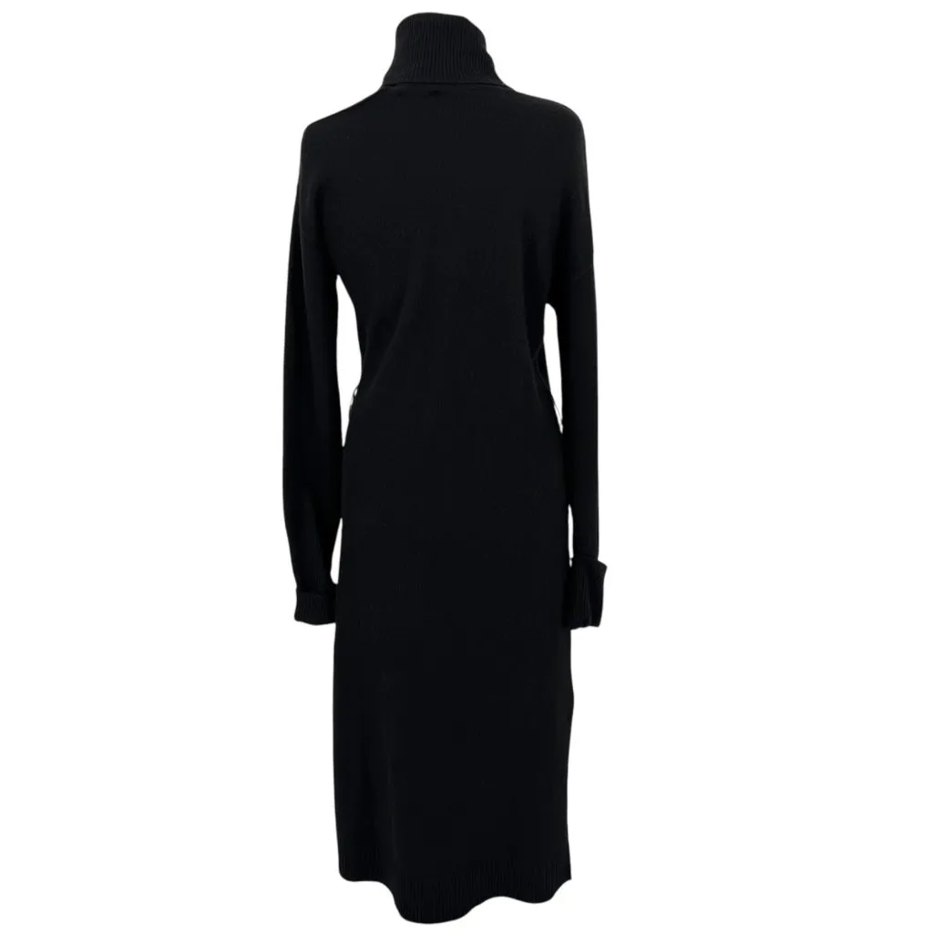 Paige Raundi Wool Blend Black Turtleneck Midi Sweater Dress Size XS NWOT - Image 9