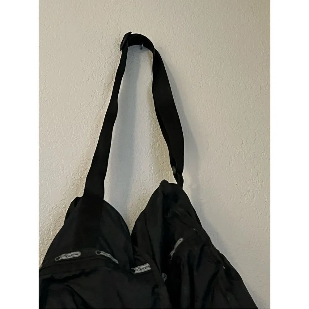 LeSportsac Essential Large Weekender Duffel Travel Gym Crossbody Bag Black - Image 2