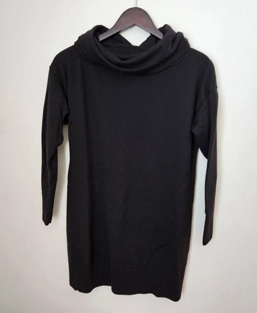 Ann Taylor Dress Long Sleeve Turtleneck Black Knit Merino Wool Business Casual - Image 11