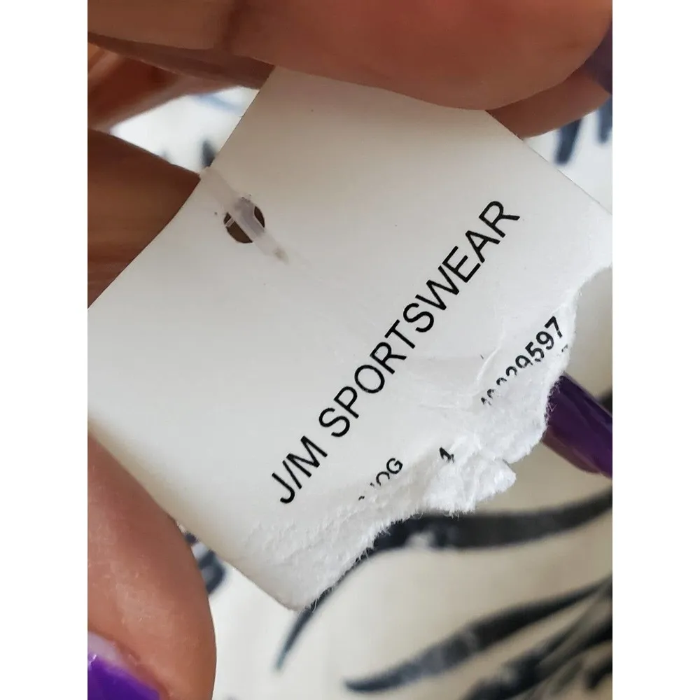 Cato Women Black & White Polyester Pull-On Comfort Waist Long Maxi Skirt Size XL - Image 9