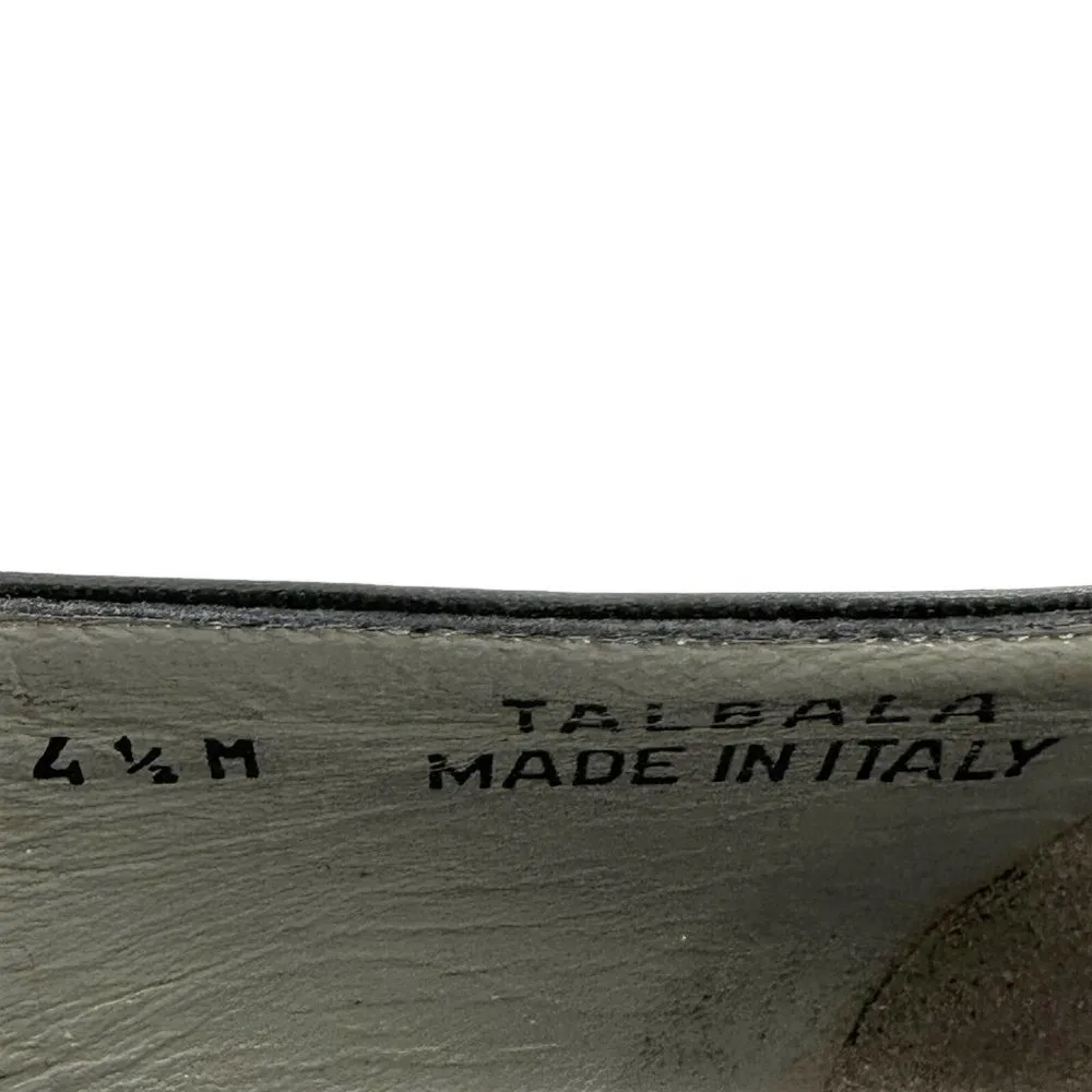 BALLY Talbala Black Leather Low Heel Loafers Size 4.5 M Shoes Career Office - Image 8