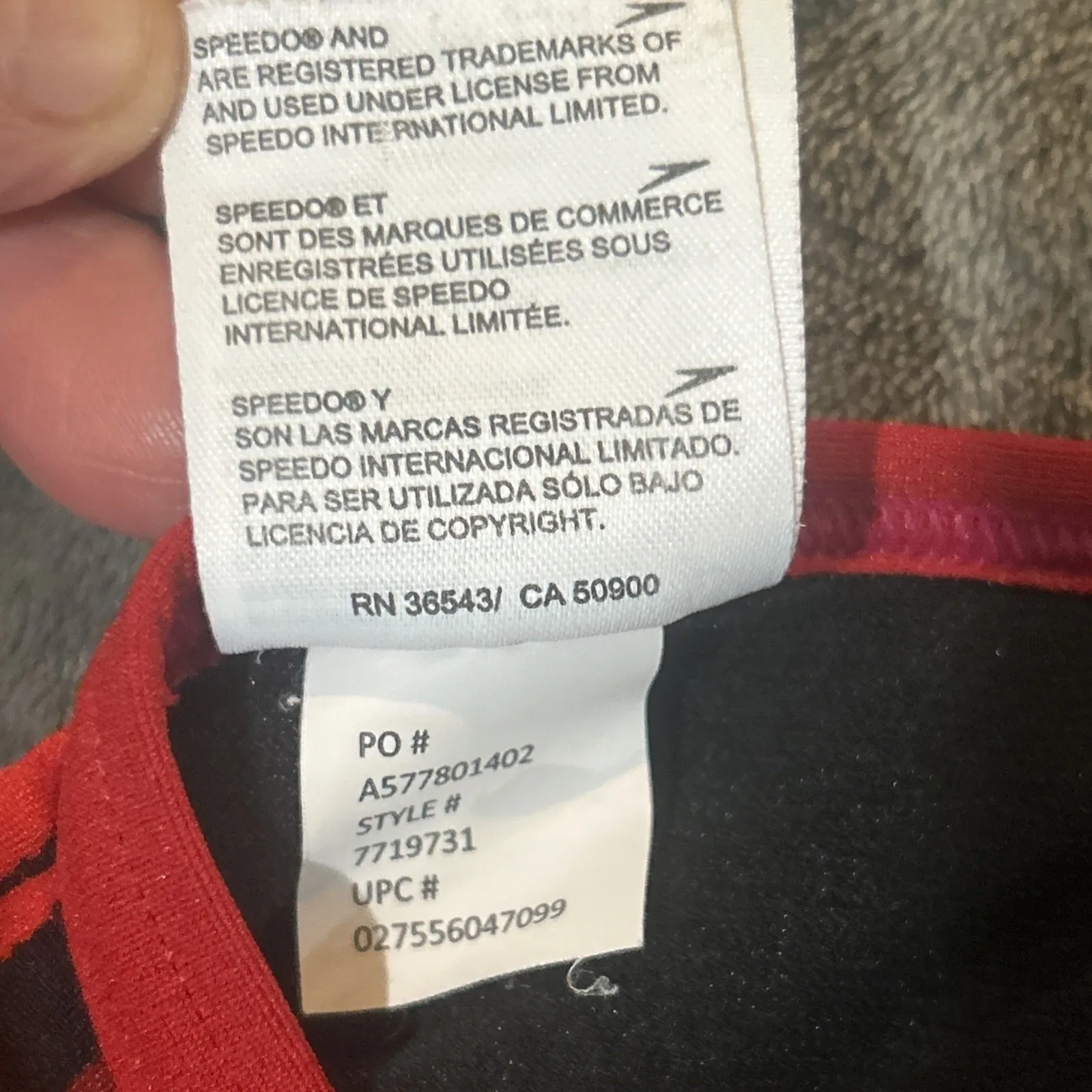 Speedo Endurance Swimsuit 1pc Athletic Womens 26 / 0 $84 Speedo Red 601 - Image 8