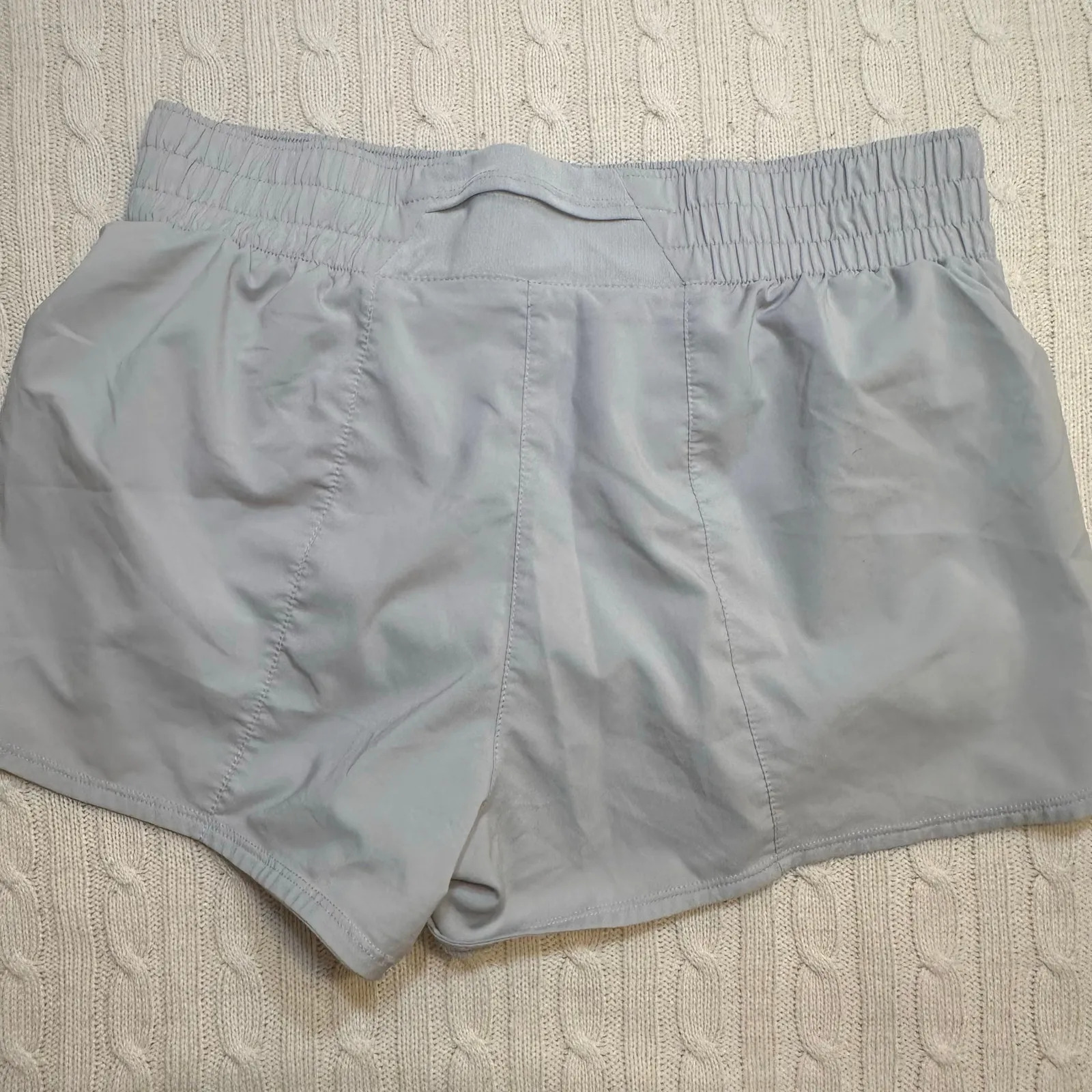 Nike Dri-Fit Running Shorts sz L Light Gray Activewear Nike Shorts - Image 5