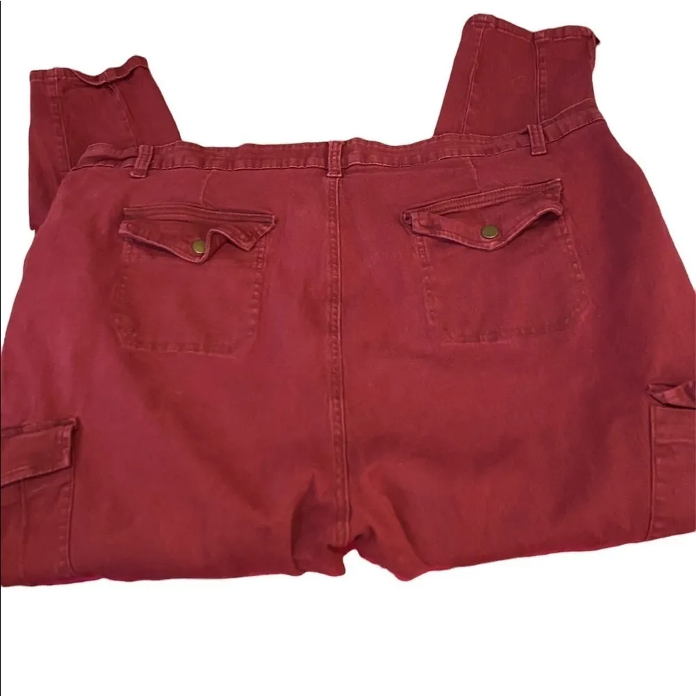 ModCloth maroon skinny cargo pants - Image 4