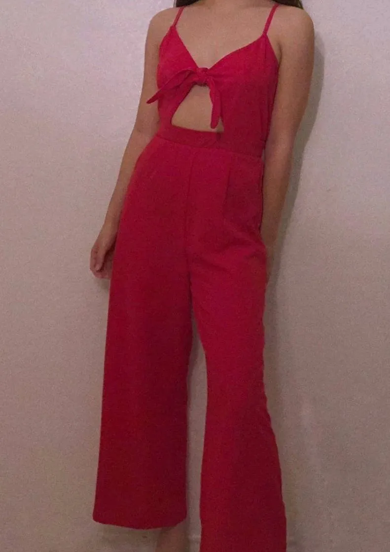 H&M Red Jumpsuit - Image 4