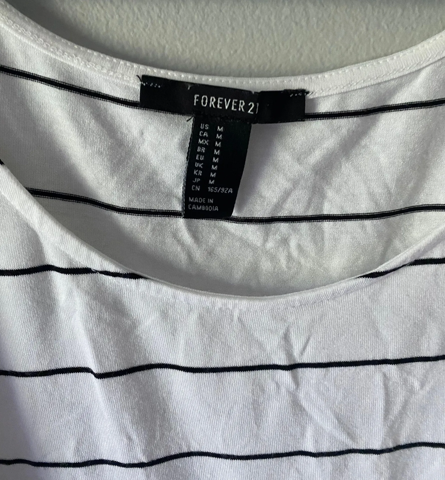 Striped High Low Top - Image 4