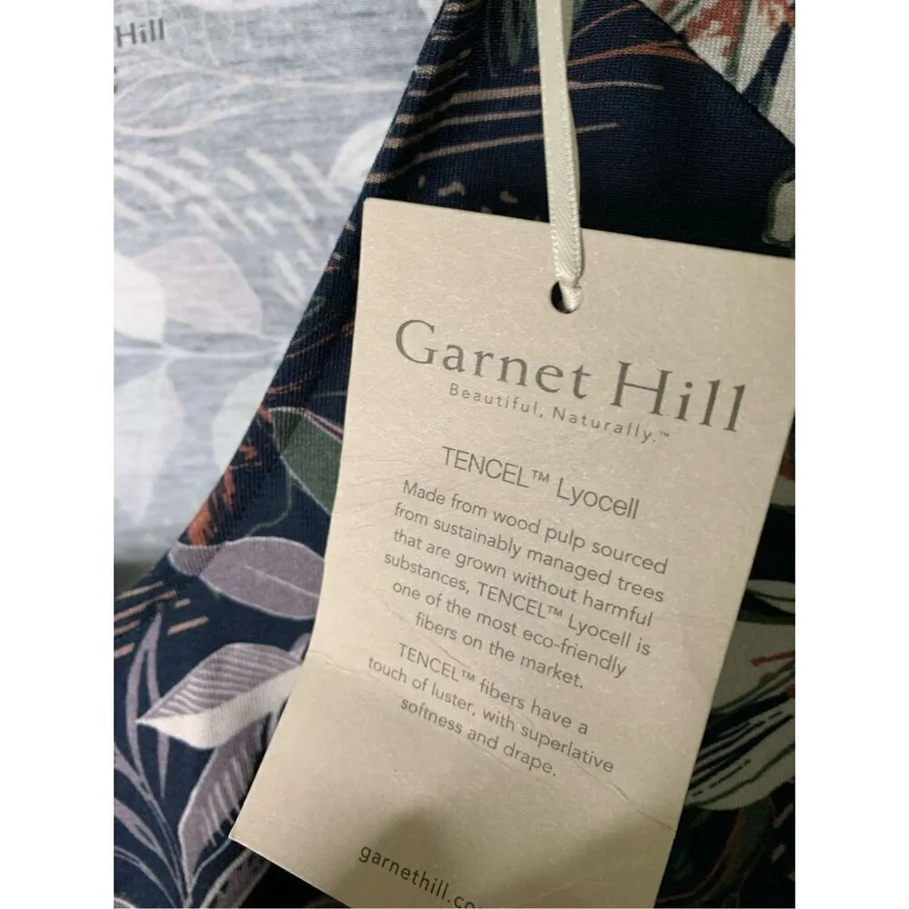 Garnet Hill Dress floral tencel women's size XL NEW NWT - Image 5