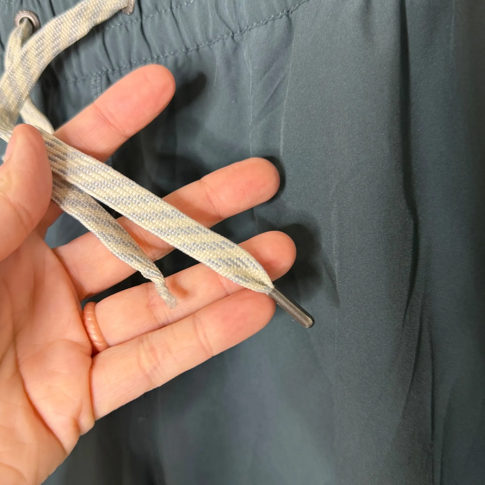 Vuori Weekend Jogger Pants Teal Pockets Drawstring Elastic Waist Women's M - Image 7