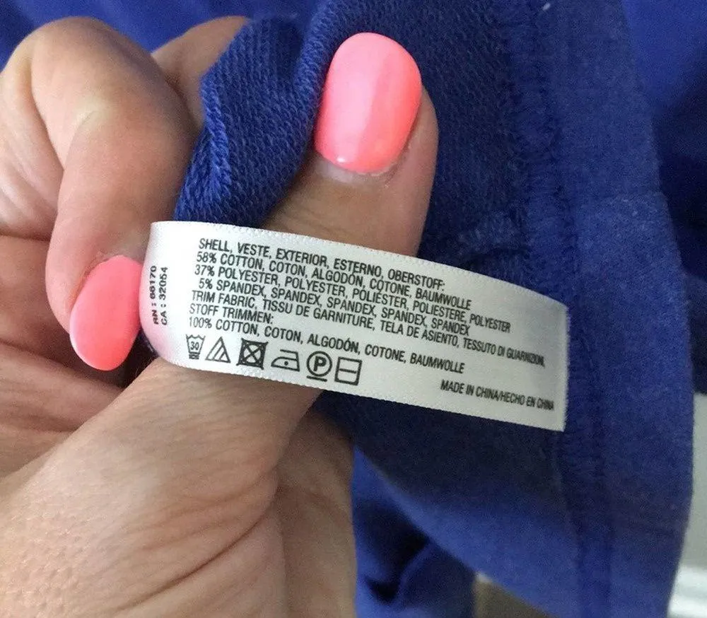 Anthropologie Saturday Sunday Blue Eyelet Zip Jacket - Image 4