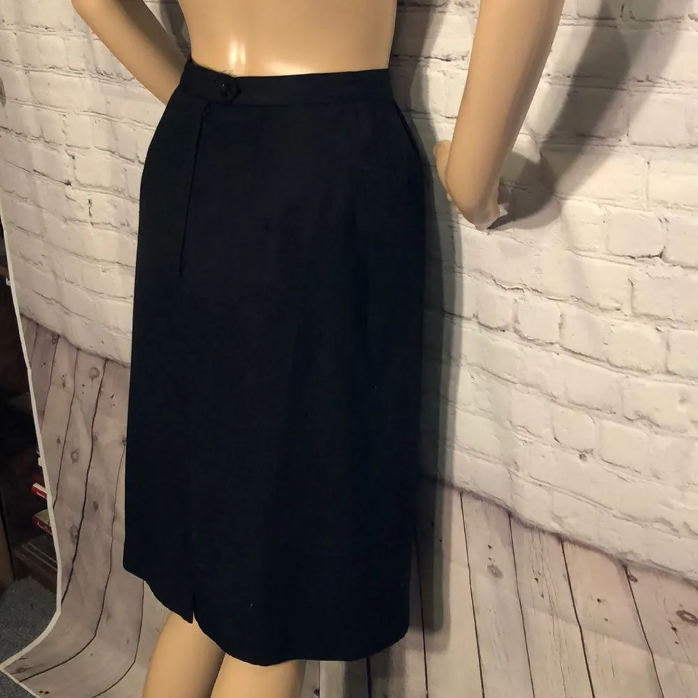 Sassco Black Pencil Skirt Career Professional 6 - Image 4