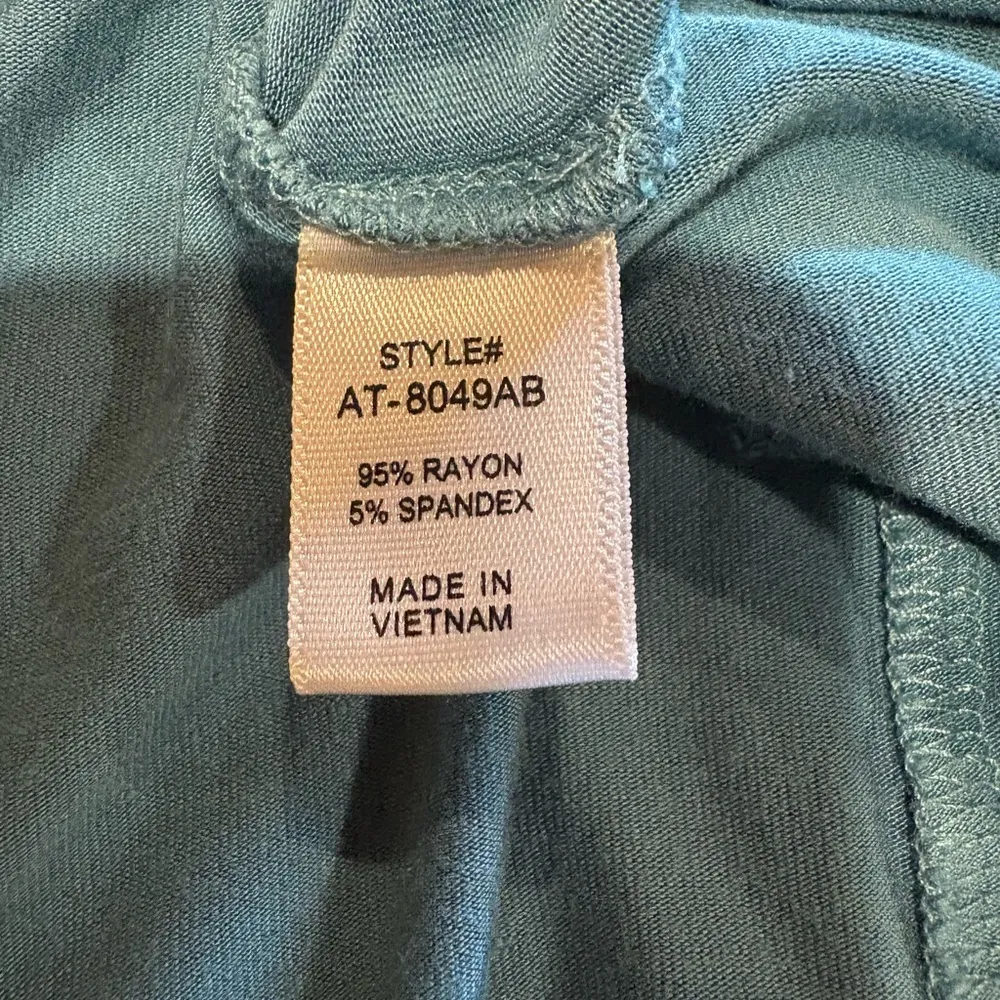 ZENANA Greenish blue V-Neck Short Sleeve
Top Small - Image 7