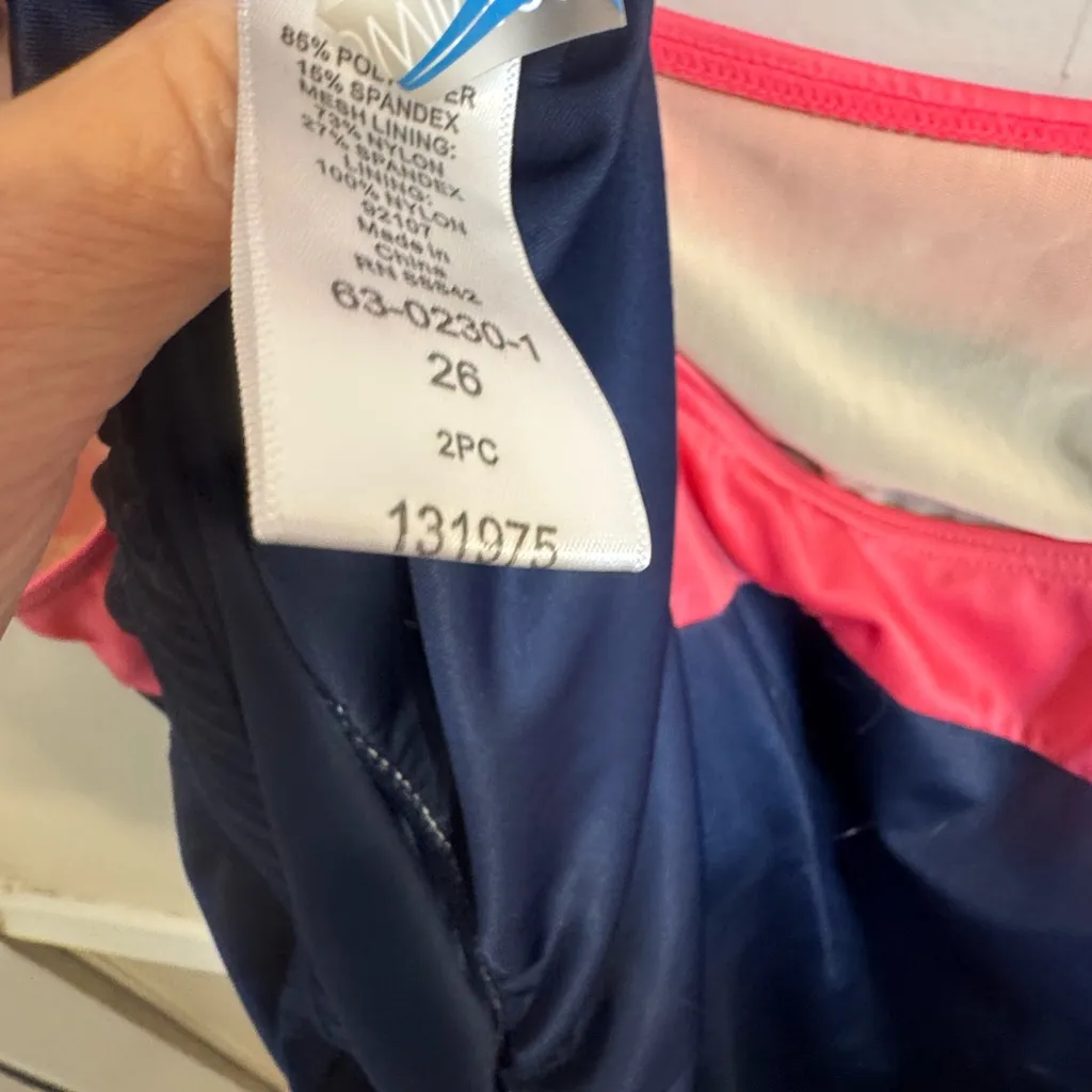 Women's Pink and Navy Sleepwear Size 3X - Image 2