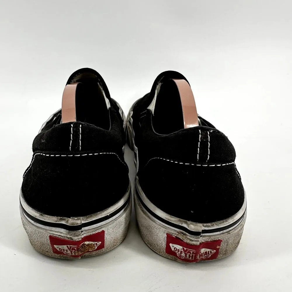 Vans Asher Platform Slip On Sneaker Low Top Classic Canvas Skater Black W9 M7.5 - Image 6