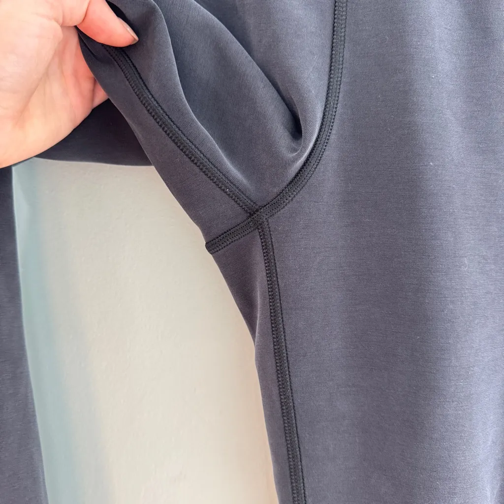 Lululemon Softstreme High-Rise Straight Leg Crop Black 4 - Image 7