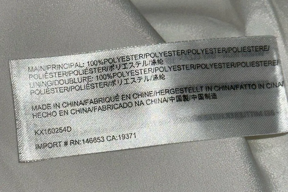 Keepsake the Label NWT Women’s S White Disillusion Peplum Exposed Zip Back Dress - Image 10