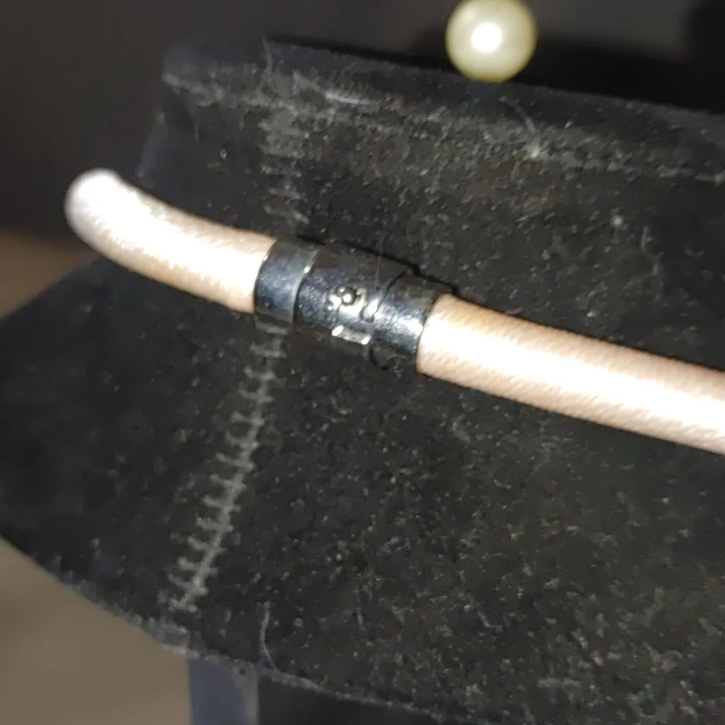 Gardenia Necklace Handcraft Freshwater Mother Of Pearl Natural Stone Floral White Size 18 - Image 8